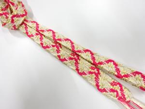 未使用品　正絹　手組帯締め